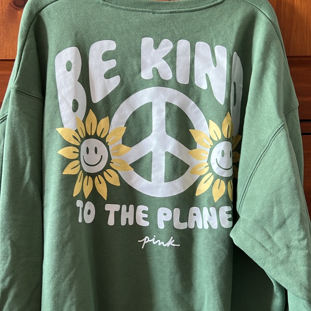 Pink Sweatshirt Size L NWT
